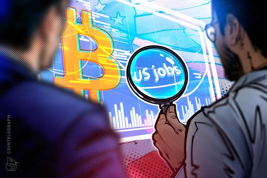 Bitcoin reacts to major US jobs data beat as Fed rate pause odds near 95%